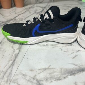 Nike Black and Blue Sneakers